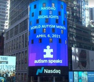 Autism Speaks rings opening bell at NASDAQ for World Autism