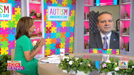 The Today Show kicks off World Autism Month with Autism Spea