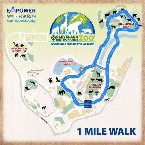 2025 Cleveland Empower walk route