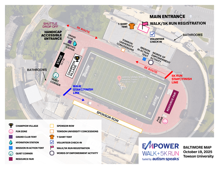 2025 Baltimore Empower site map