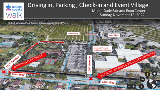 Miami 2022 Parking and Check in