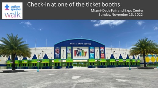 Miami 2022 ticket booth