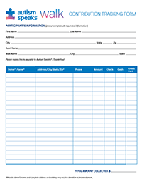 2021 Walk Contribution Tracking