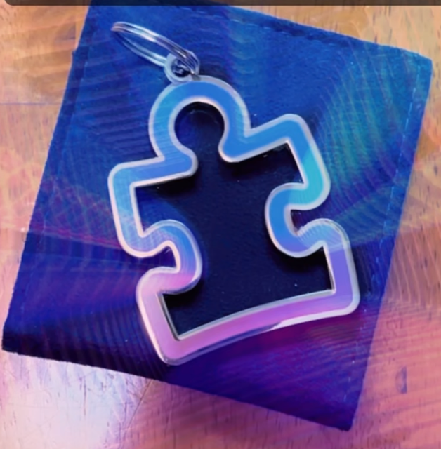keychain puzzle piece