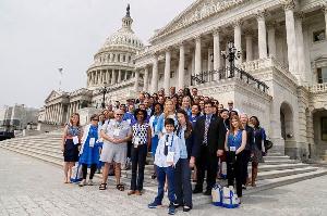 Advocates at the US Capital in Washington D.C.
