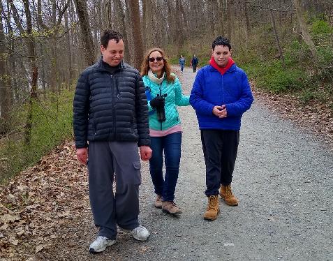 Ben and Sam on Family Hike