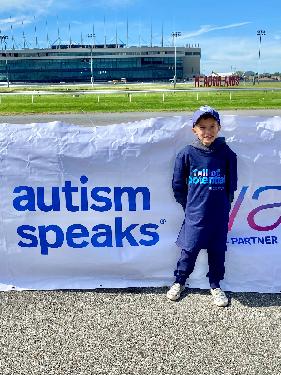 Jameson at the 2022 Northern NJ Autism Speak Walk