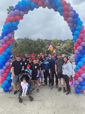 Team Mighty COI at last year's Autism Walk