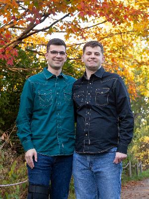 Adam (left) and Jared (right): twins and lifelong best friends