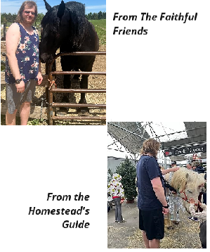 This picture is on the cover of one of Ben's first published books,  “The Faithful Friends.”  