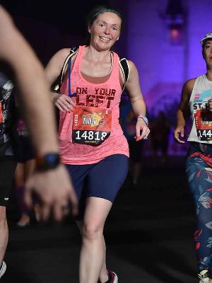 Me during a 10 mile race!